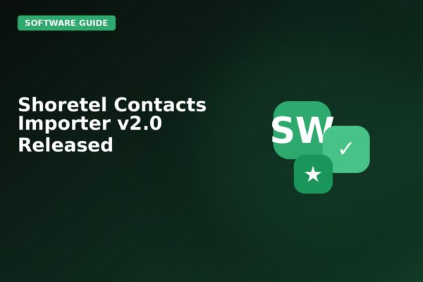 shoretel contacts importer v20 released