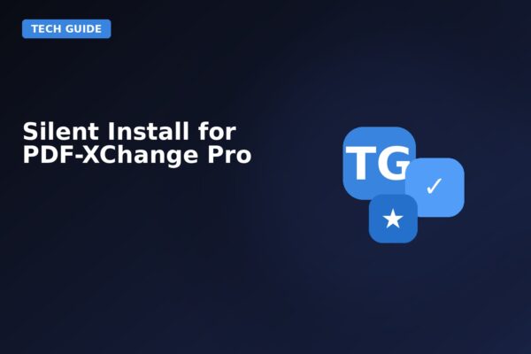 silent install for pdf xchange pro
