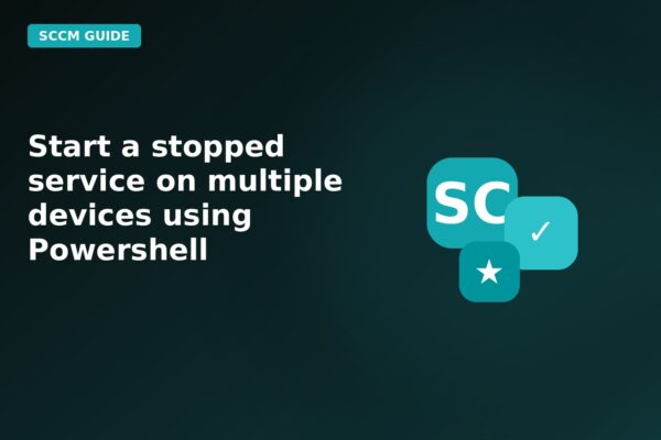 start a stopped service on multiple devices using powershell