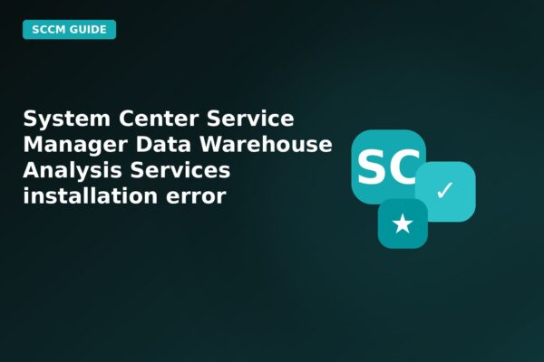 system center service manager data warehouse analysis services