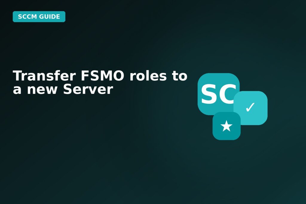 Transfer Fsmo Roles To A New Server