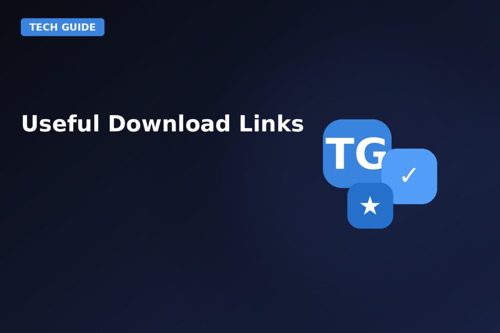 Useful Download Links