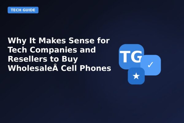 why it makes sense for tech companies and resellers to buy wholesale