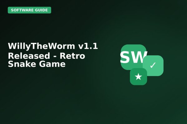 willytheworm v11 released retro snake game