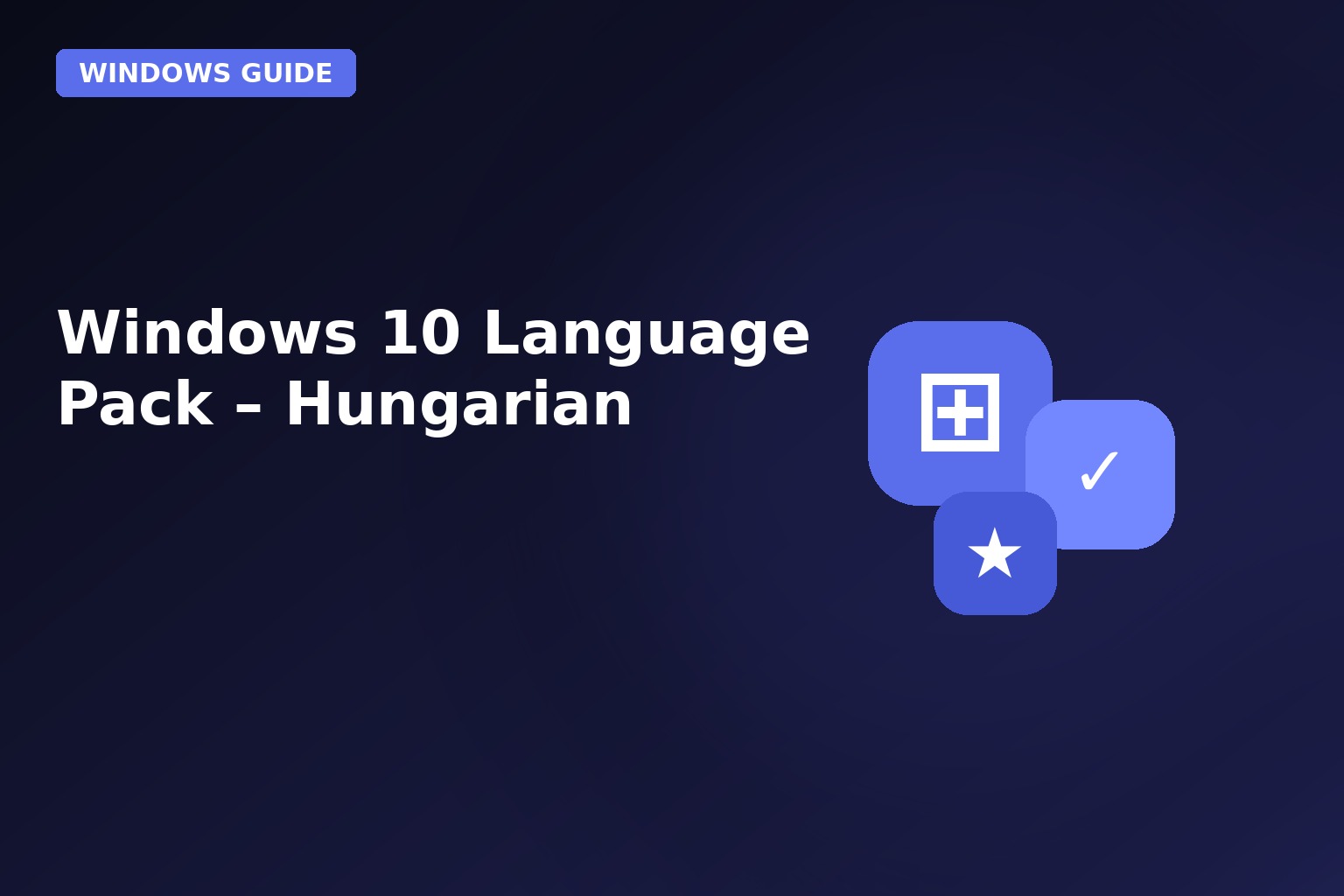 Windows 10 Language Pack Hungarian