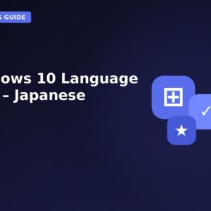 Windows 10 Language Pack β Japanese