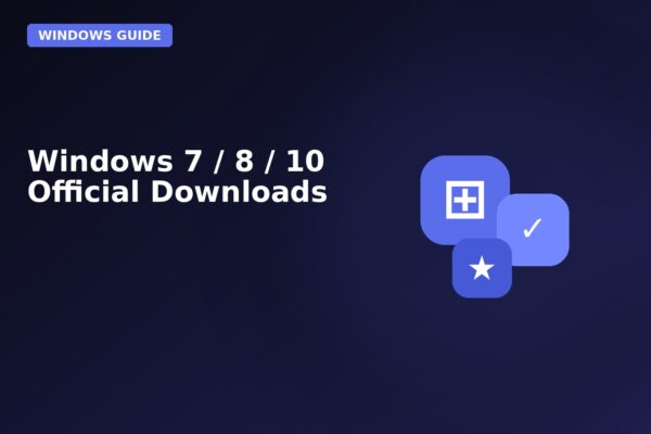 windows 7 8 10 official downloads