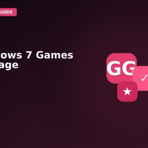 Windows 7 Games Package