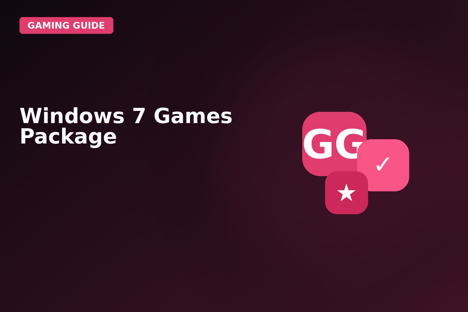 Windows 7 Games Package