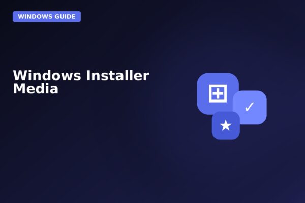 windows installer media