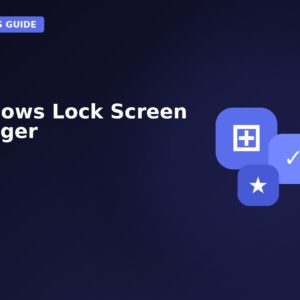 Windows Lock Screen Changer