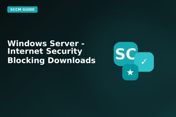 windows server internet security blocking downloads