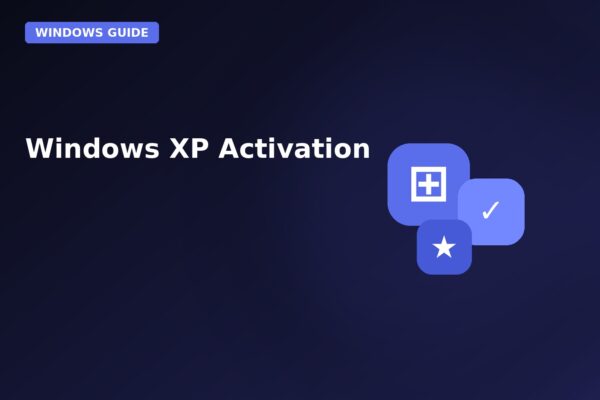windows xp activation