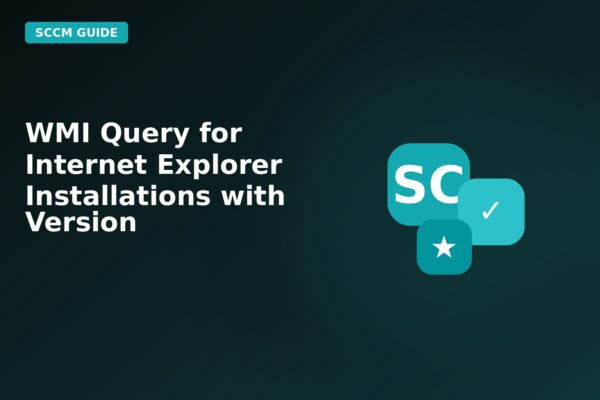 wmi query for internet explorer installations with version
