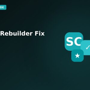 WMI Rebuilder Fix