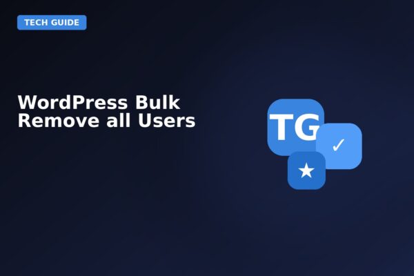 wordpress bulk remove all users