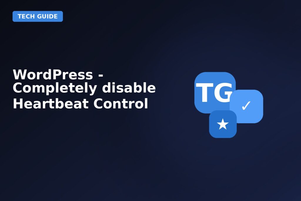 Wordpress Completely Disable Heartbeat Control