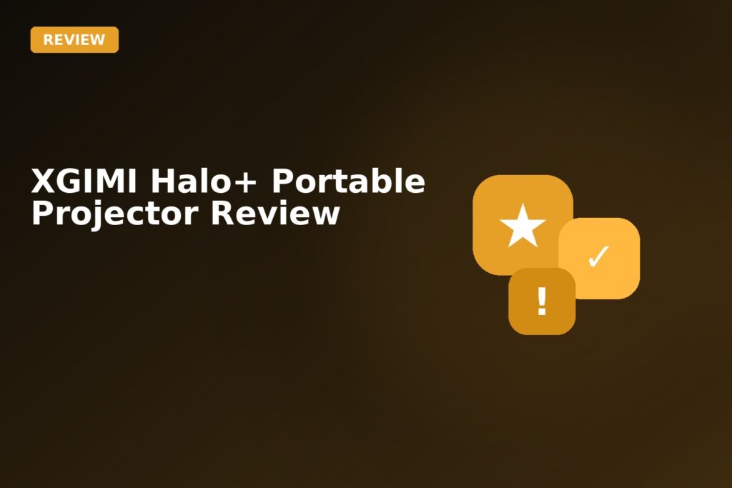 Xgimi Halo Portable Projector Review