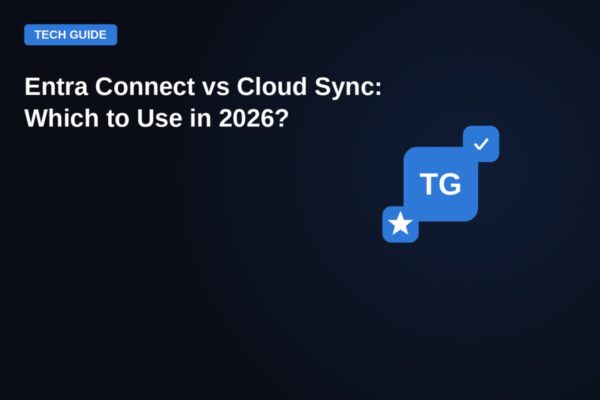 Entra Connect vs Cloud Sync comparison illustration