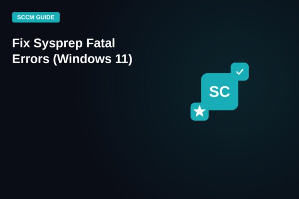 Fixing sysprep fatal errors capturing a Windows 11 image - TechyGeeksHome