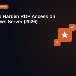 How to Harden RDP Access on Windows Server (2026). Featured image