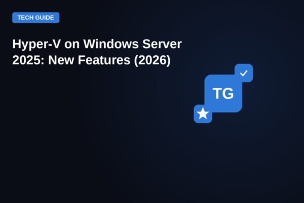 Hyper-V on Windows Server 2025 new features illustration