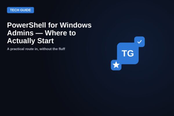 powershell for windows admins getting started