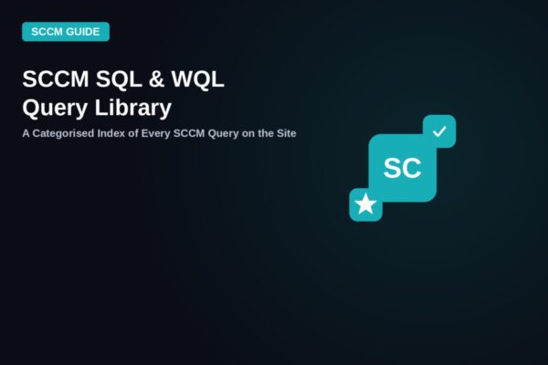 SCCM SQL and WQL query library index featured image