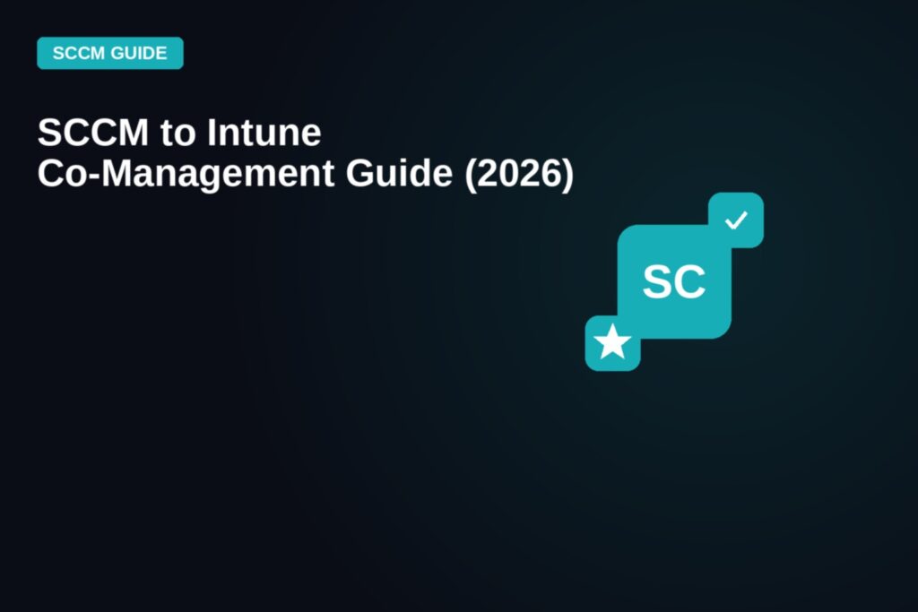 SCCM to Intune co-management guide cover image