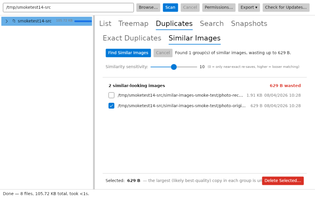 screenshotsimilarimages Similar image detection finds photos that look alike even when the bytes differ