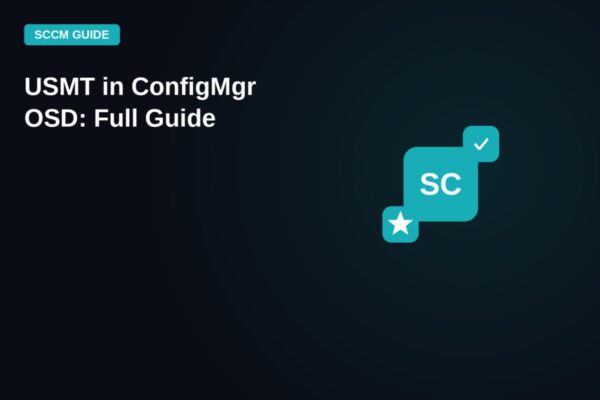 Using USMT in ConfigMgr OSD - TechyGeeksHome