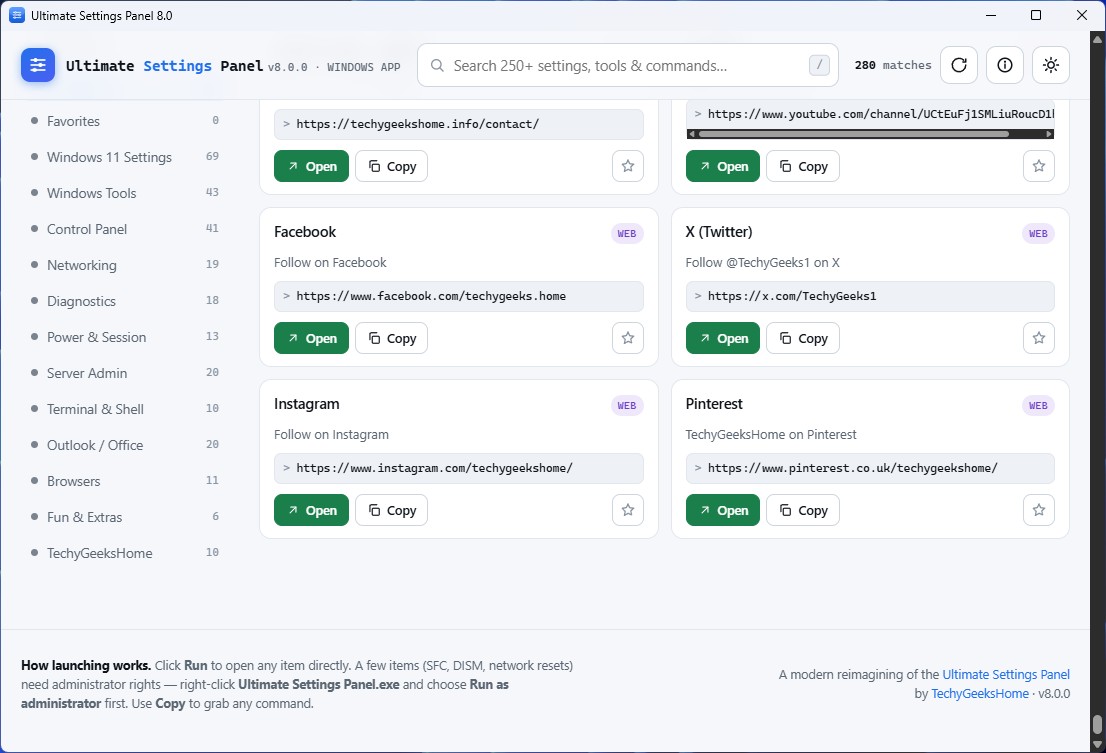 usp screenshot 6 Ultimate Settings Panel 8.0 (Windows App) - Image 7