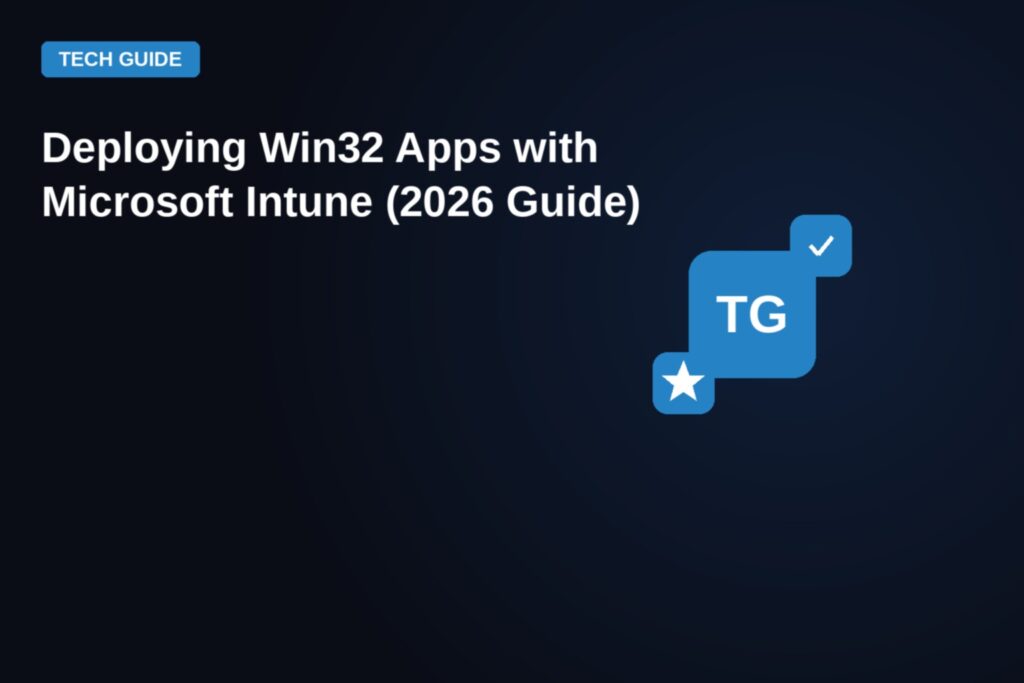Deploying Win32 Apps with Microsoft Intune guide illustration