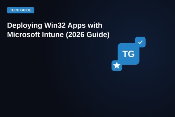 Deploying Win32 Apps with Microsoft Intune guide illustration