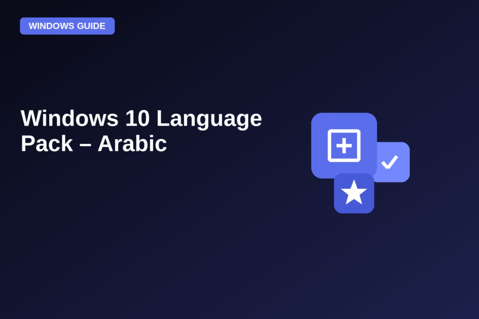 Windows 10 Arabic language pack free download