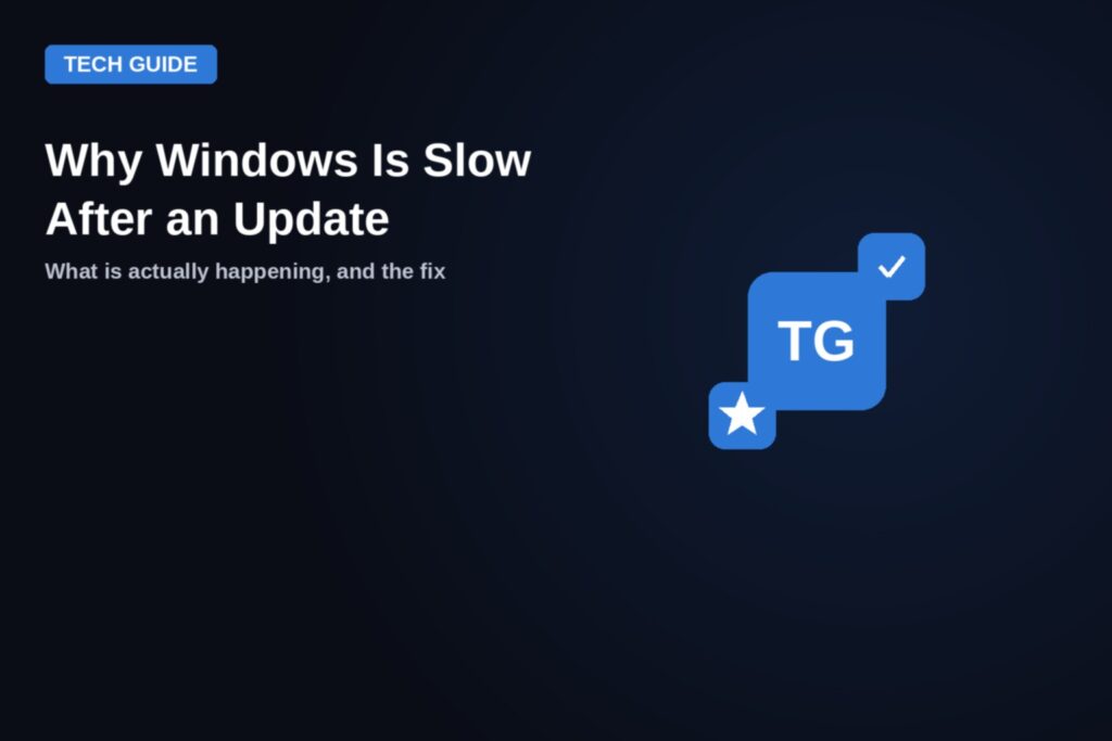 windows slow after update fix