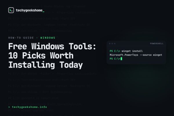Free Windows Tools: 10 Picks Worth Installing Today
