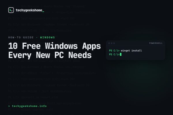 10 Free Windows Apps Every New PC Needs in 2026