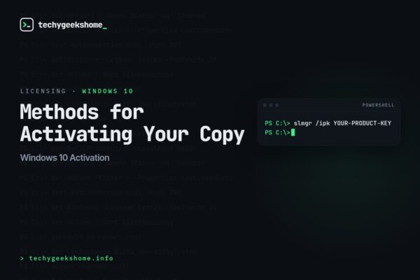 Windows 10 Activation: Methods for Activating Your Copy