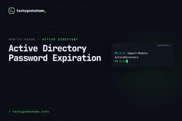 Active Directory Password Expiration: Automated Email Alerts