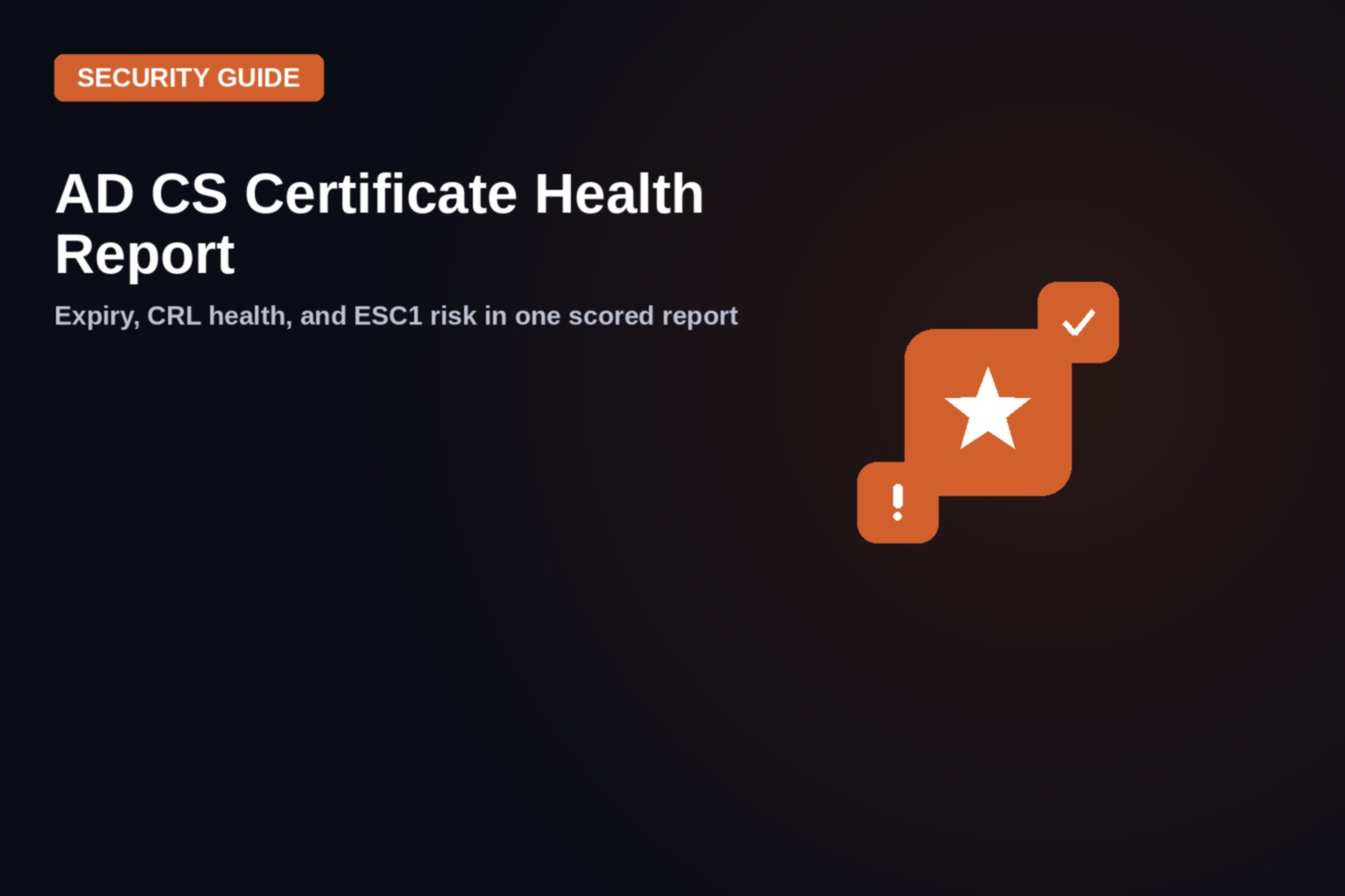 adcs cert health featured image 1 AD CS Certificate Health Report