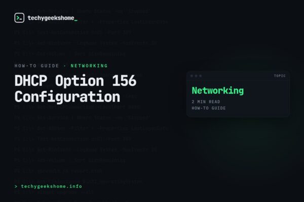 DHCP Option 156 Configuration: Setting Up Shoretel IP Phones