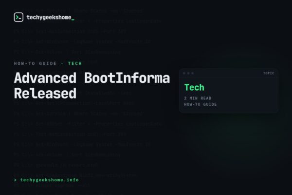 Advanced BootInforma Released
