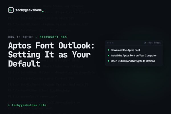 Aptos Font Outlook: Setting It as Your Default