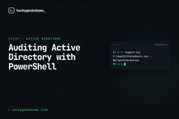 Auditing Active Directory with PowerShell: Practical Queries