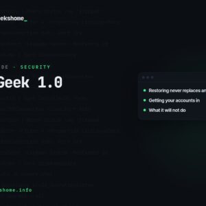 AuthGeek 1.0: A Free Two-Factor Authenticator That Stays On Your Own PC