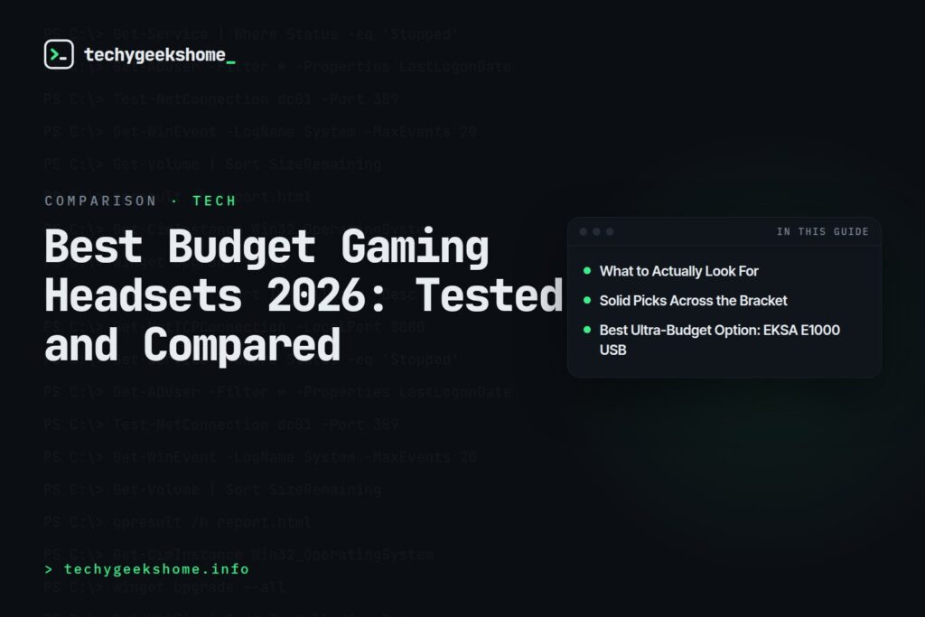 Best Budget Gaming Headsets 2026: Tested and Compared
