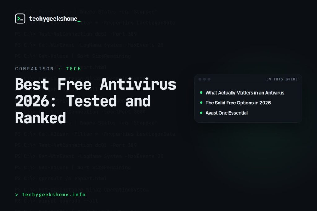 Best Free Antivirus 2026: Tested and Ranked
