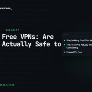 Best Free VPNs in 2026: Are They Actually Safe to Use?