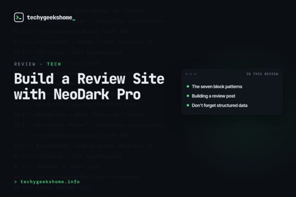 How to Build a Review Site with NeoDark Pro's Built-In Review Blocks